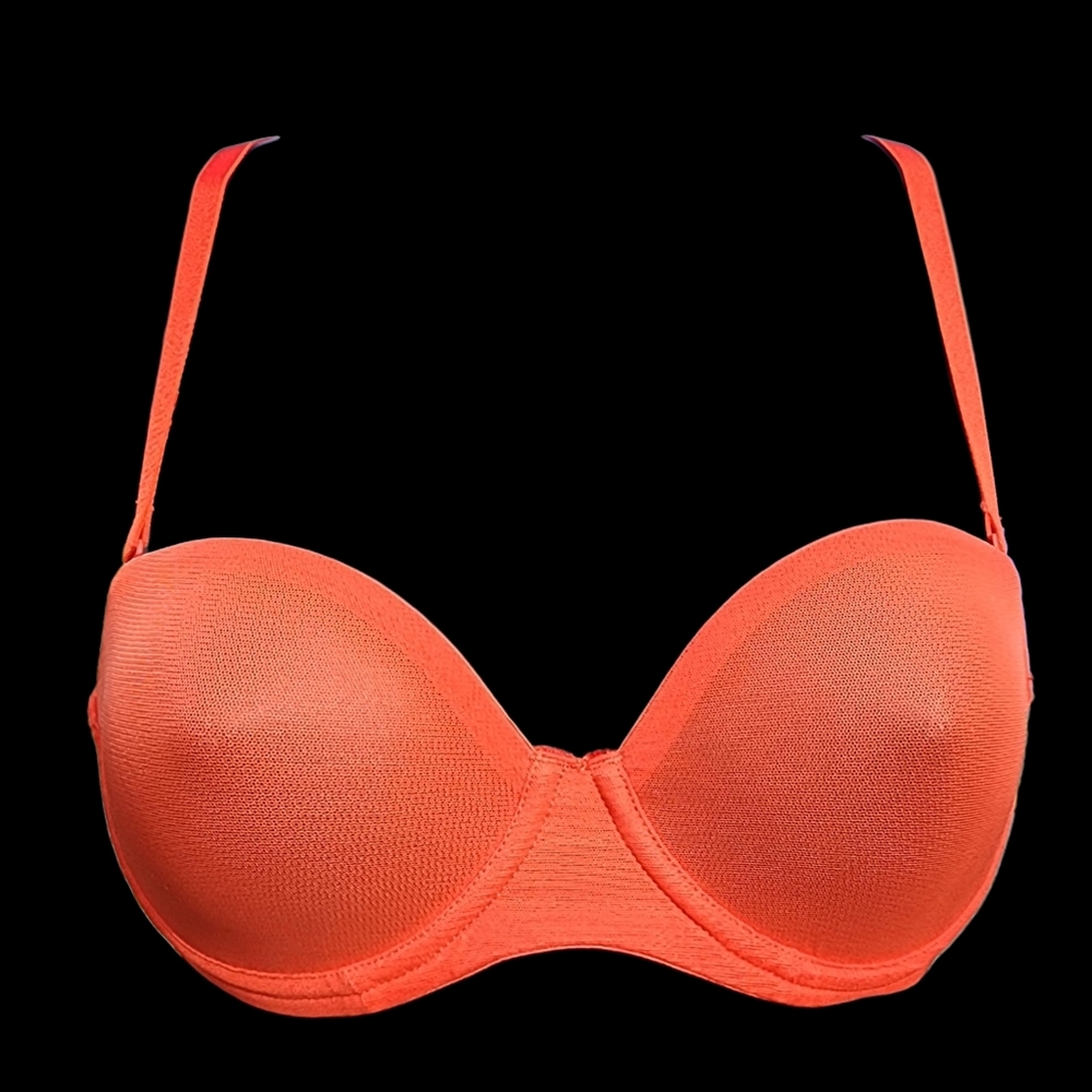 SKIMS Ultra Fine Mesh Balconette Bra size 30B in Poppy NWT